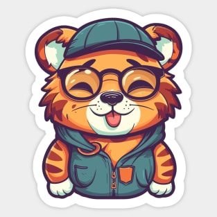 Funny tiger Sticker